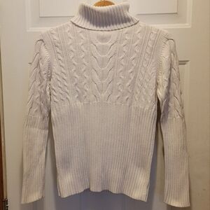 Axcess (Liz Claiborn) Sweater, White, 100% cotton, size xl